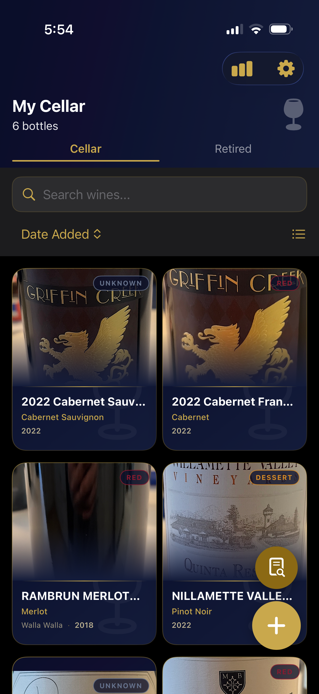 BottleCard Menu Scanner Demo